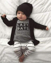 Kledingset "Lazy days" - Beebiewinkel